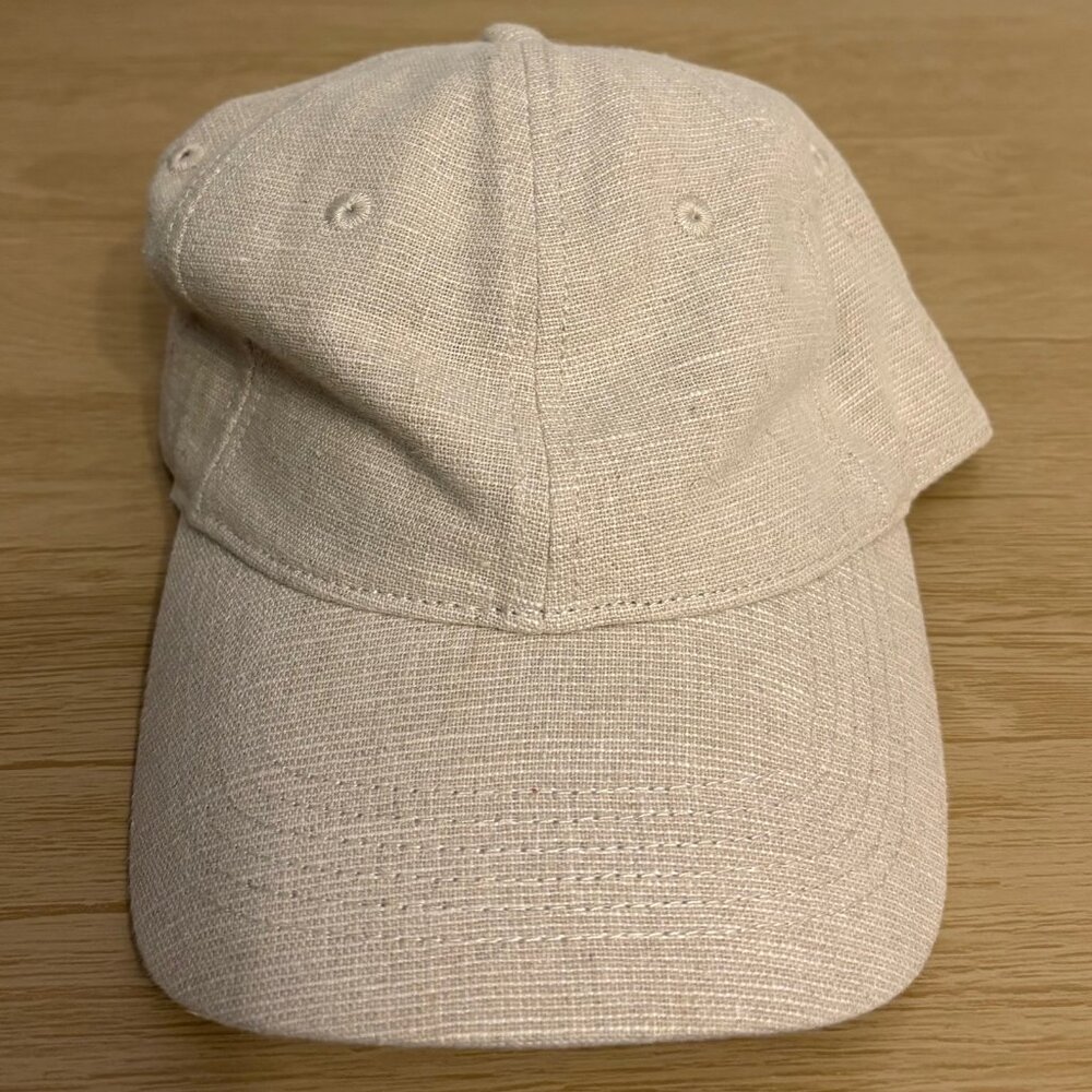 J.Crew Linen baseball cap